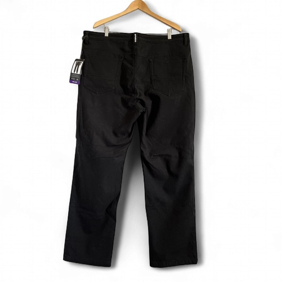 New Caterpillar Black Fleece-Lined Straight Leg Jeans – Workwear Meets Comfort - Picture 3 of 4
